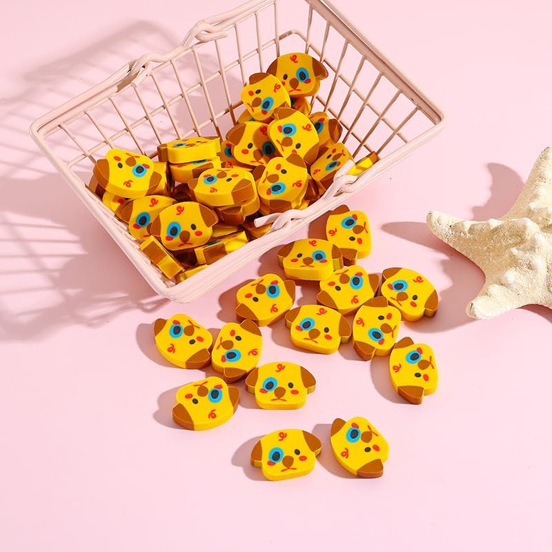 Kleeblatt Mini Dog Erasers for Kids Bulk, 50 PCS Cute Fun Desk Pets for Kids Classroom, Treasure Box Prizes,Party Favors for Kids Goodie Bags, Back to School Gifts for Students - Image 4